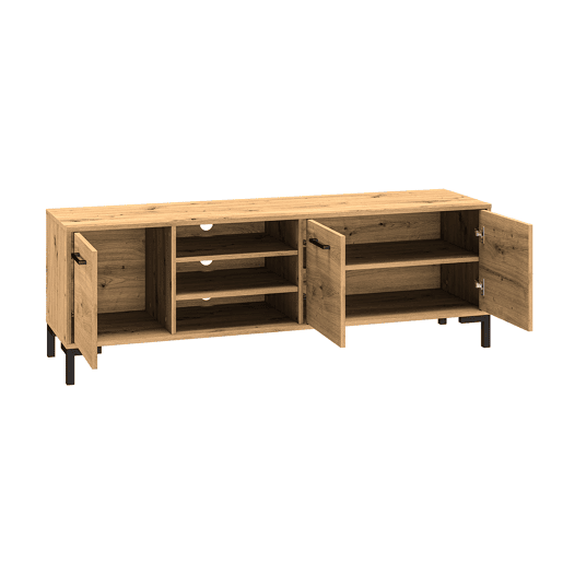 Móvel TV 3 portas 155 cm Liora Madeira