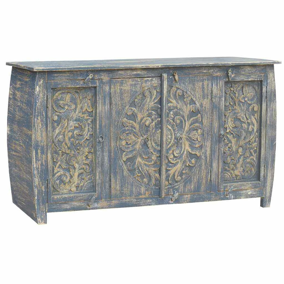 Aparador alexandra house living madera de mango 40 x 83 x 165 cm