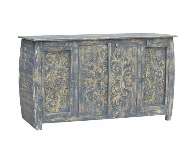Aparador alexandra house living madera de mango 40 x 83 x 165 cm