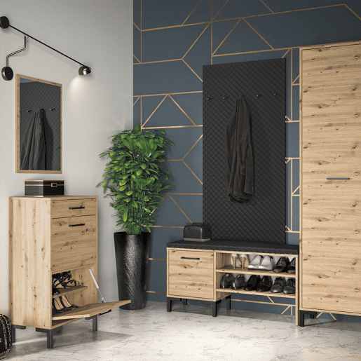 Sapateira Liora Wood com 1 porta