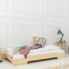 Cama al ras del suelo con somier Lola 90x194 Cama al ras del suelo con somier Lola 90x194 Natural