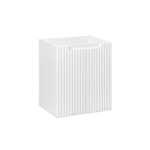 Móvel de lavatório 50cm 2 portas Riva Branco