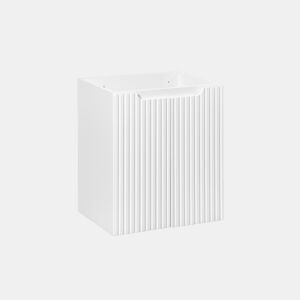 Móvel de lavatório 50cm 2 portas Riva Branco