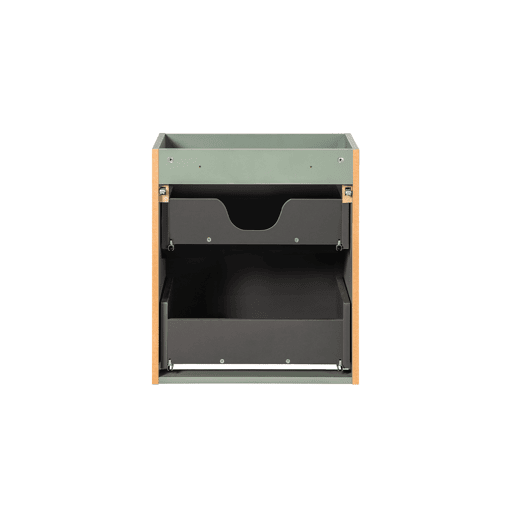 Móvel lavatório 50cm 2 gavetas Verde Jade