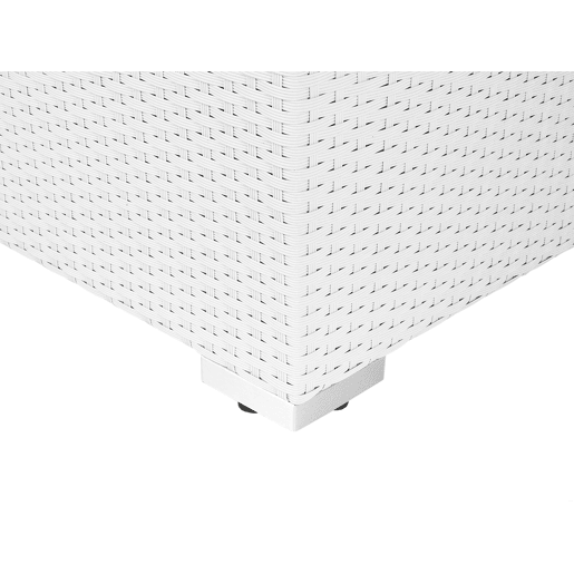 Conjunto de sofás de jardim de canto 4 lugares SANO à direita Branco