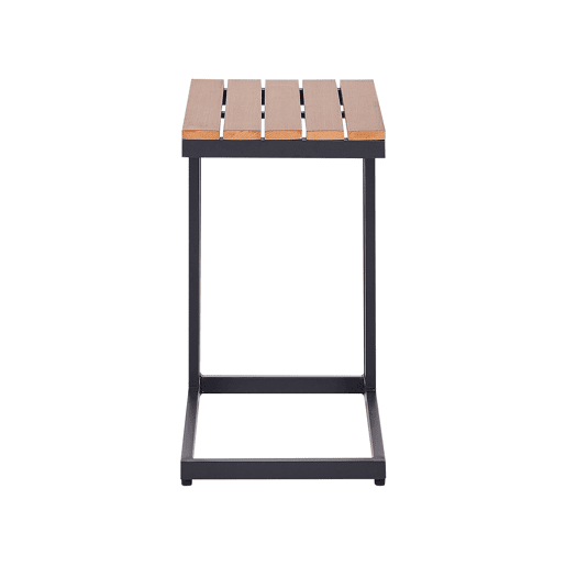 Mesa de apoio de jardim MESSINA 60 cm 35 cm Preto