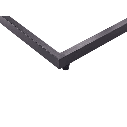 Mesa de apoio de jardim MESSINA 60 cm 35 cm Preto