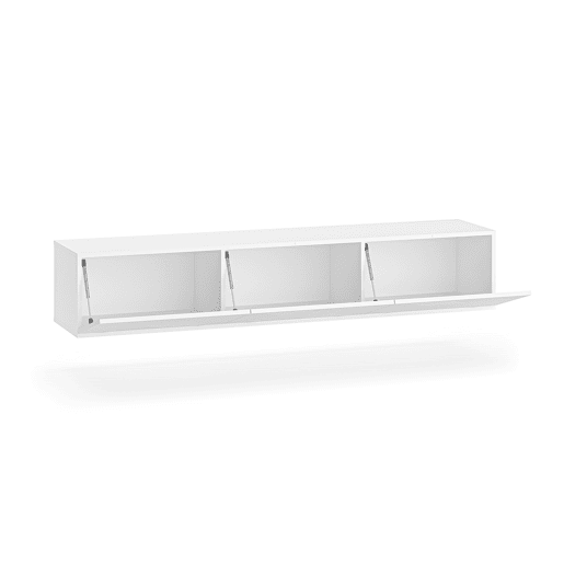 Móvel TV parede 3 portas 170 cm Aura Branco