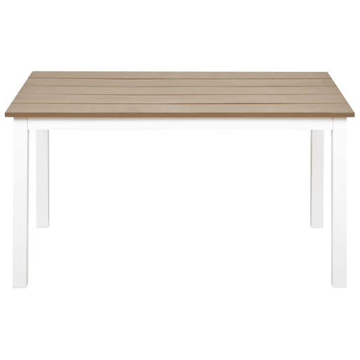 Mesa de refeição de jardim MESSINA 100 cm 52 cm Branco