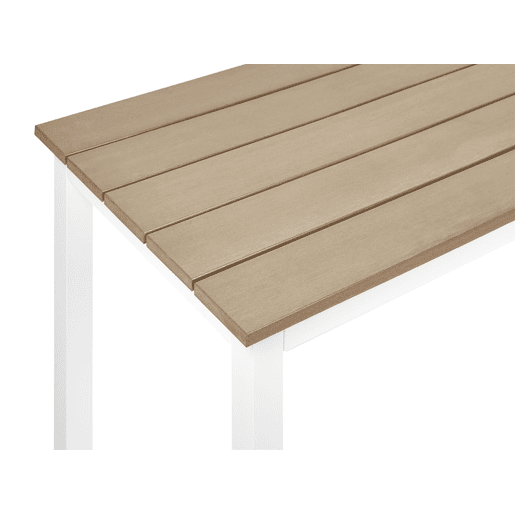 Mesa de refeição de jardim MESSINA 100 cm 52 cm Branco
