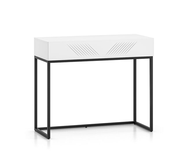 Consola Tocador 1 cajón Aura Blanco