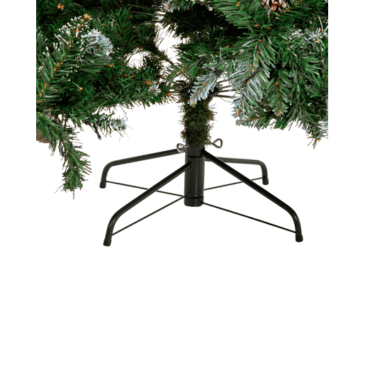 Árvores de Natal pré-iluminadas 180 cm Verde escuro PALOMAR