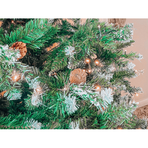 Árvores de Natal pré-iluminadas 180 cm Verde escuro PALOMAR