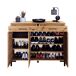 Mueble para zapatos 3 puertas 2 cajones Liora Mueble para zapatos 3 puertas 2 cajones Liora Madera