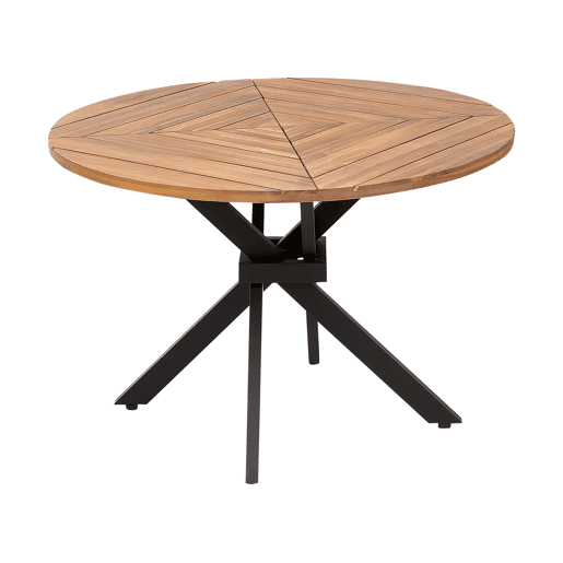 Mesa de refeição de jardim LISSONE 110 cm 110 cm Madeira de acácia Castanho