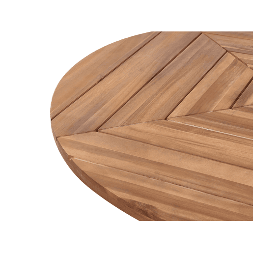 Mesa de refeição de jardim LISSONE 110 cm 110 cm Madeira de acácia Castanho
