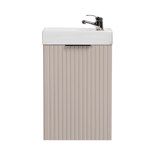 Meuble lave-mains 40cm 1 porte Adriel Cachemire
