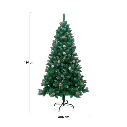 Árvore de Natal Verde Toronto 180x115cm 7house