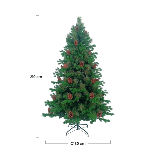 Árvore de Natal com Pinhas Ottawa Green 7house
