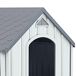 Caseta de Resina para Perros Thinia Home Caseta de Resina para Perros Thinia Home Negro/ Gris