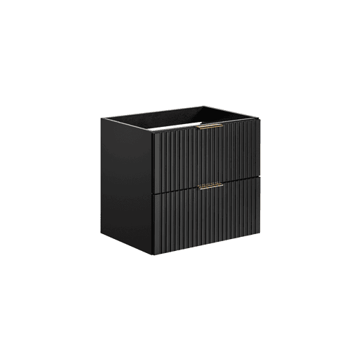 Armário Sob Lavatórios ADEL CUW60 2D 60x46x57 Preto