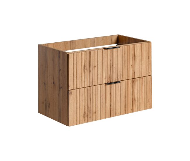 Armario bajo lavabos adel cuw80 2d 80x46x57 beige