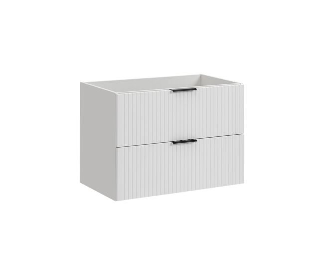 Armario bajo lavabos adel cuw80 2d 80x46x57 blanco
