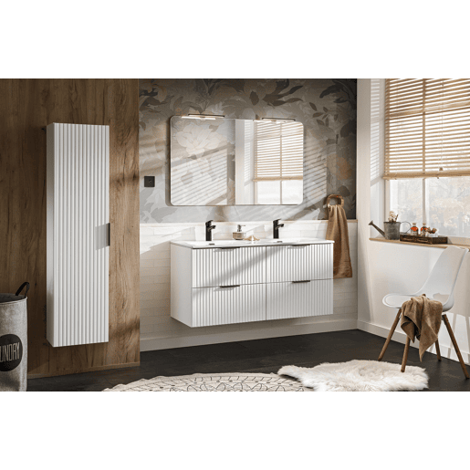 Armário Sob Lavatórios ADEL CUW80 2D 80x46x57 Branco