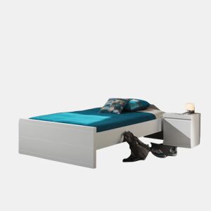 Estrutura cama LARA BF008 120x200 cm Branco
