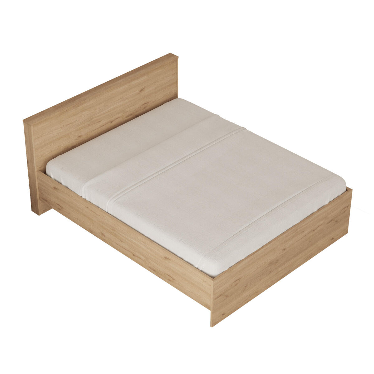 Estructura de cama lorel bf010 160x200 cm natural