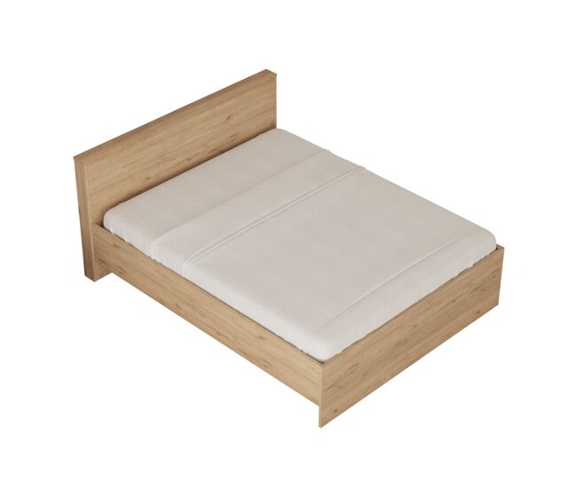 Estructura de cama lorel bf010 160x200 cm natural