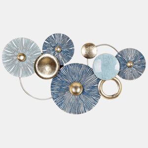 Decoração de parede ACTINIUM Metal 51 cm Azul
