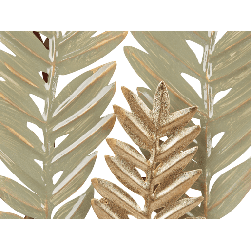 Decoração de parede Folha COPERNICIUM Metal 50 cm Dourado