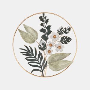 Decoração de parede Flor DUBNIUM Metal 70 cm Verde