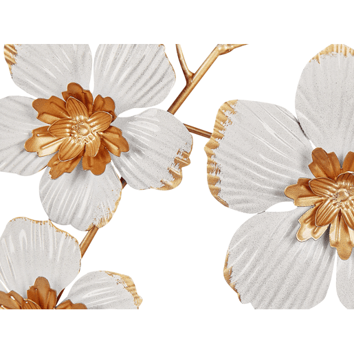 Decoração de parede Flor DUBNIUM Metal 70 cm Verde