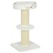 Árbol para Gato Aglomerado de Madera, Poliéster PawHut Árbol para Gato Aglomerado de Madera, Poliéster PawHut Crudo