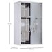 Botiquín Acero Inoxidable HOMCOM, ferretería - seguridad 30 Botiquín Acero Inoxidable HOMCOM, ferretería - seguridad 30 Blanco/ Gris
