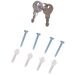 Botiquín Acero Inoxidable HOMCOM, ferretería - seguridad 30 Botiquín Acero Inoxidable HOMCOM, ferretería - seguridad 30 Blanco/ Gris