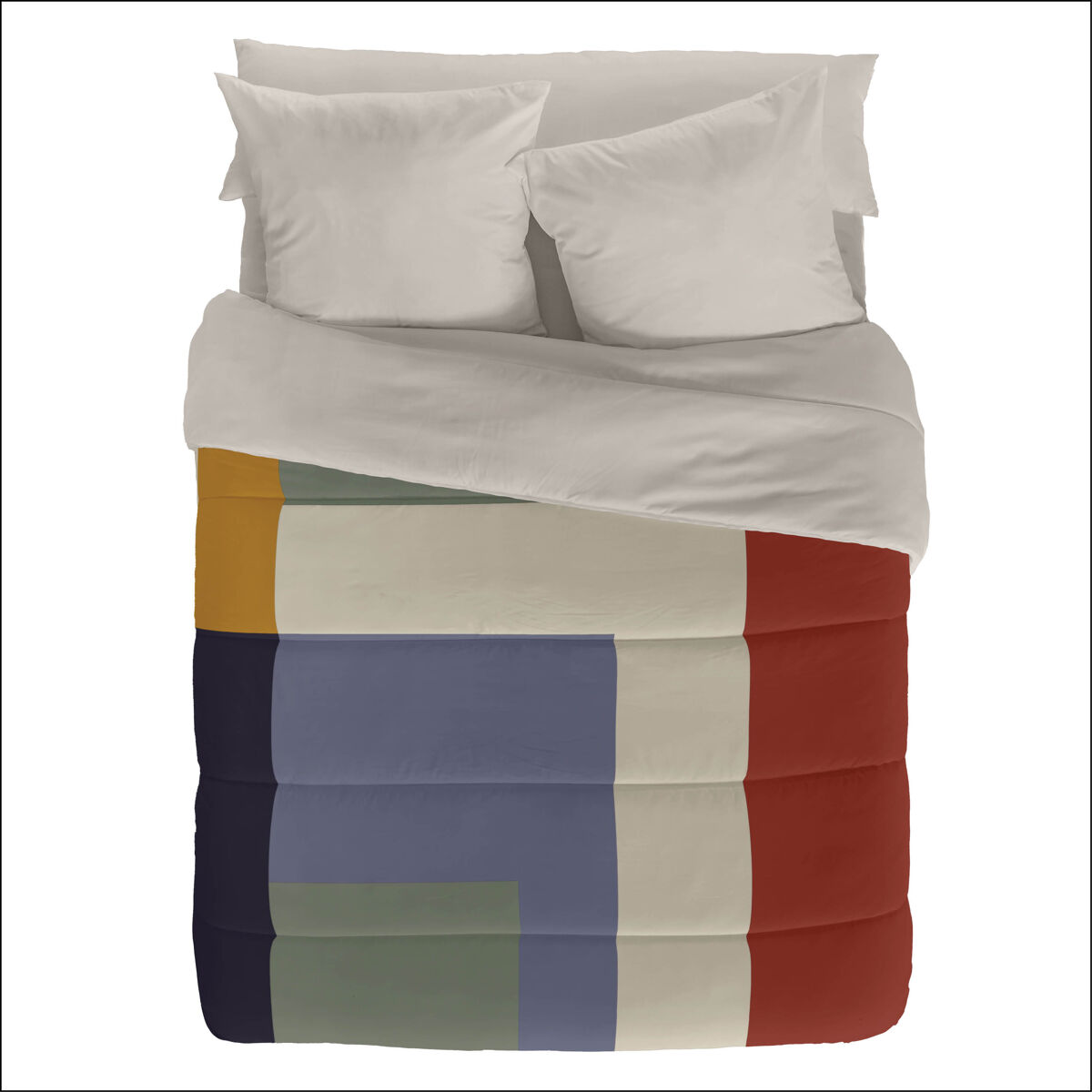 Naturals - edredón estampado cama 180 - microfibra poliéster - 300 gr -fabricado en españa - mileto