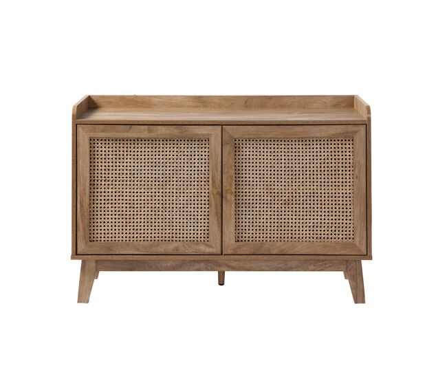 Aparador 2 puertas ratán l110 cm - palmo