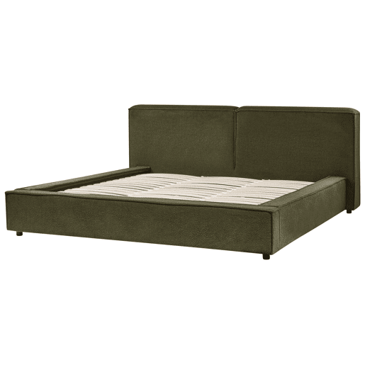 Beliani Cama Bouclé LINARDS Beliani Cama Bouclé LINARDS