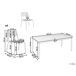 Beliani Conjunto de comedor VALLESE Beliani Conjunto de comedor VALLESE Madera Clara