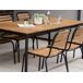 Beliani Conjunto de comedor VALLESE Beliani Conjunto de comedor VALLESE Madera Clara