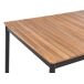 Beliani Conjunto de comedor VALLESE Beliani Conjunto de comedor VALLESE Madera Clara