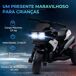 Moto Eléctrica Infantil PP, Metal HOMCOM Moto Eléctrica Infantil PP, Metal HOMCOM Negro