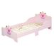 Cama Infantil MDF, Madera de Álamo HOMCOM Cama Infantil MDF, Madera de Álamo HOMCOM Rosa