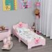 Cama Infantil MDF, Madera de Álamo HOMCOM Cama Infantil MDF, Madera de Álamo HOMCOM Rosa