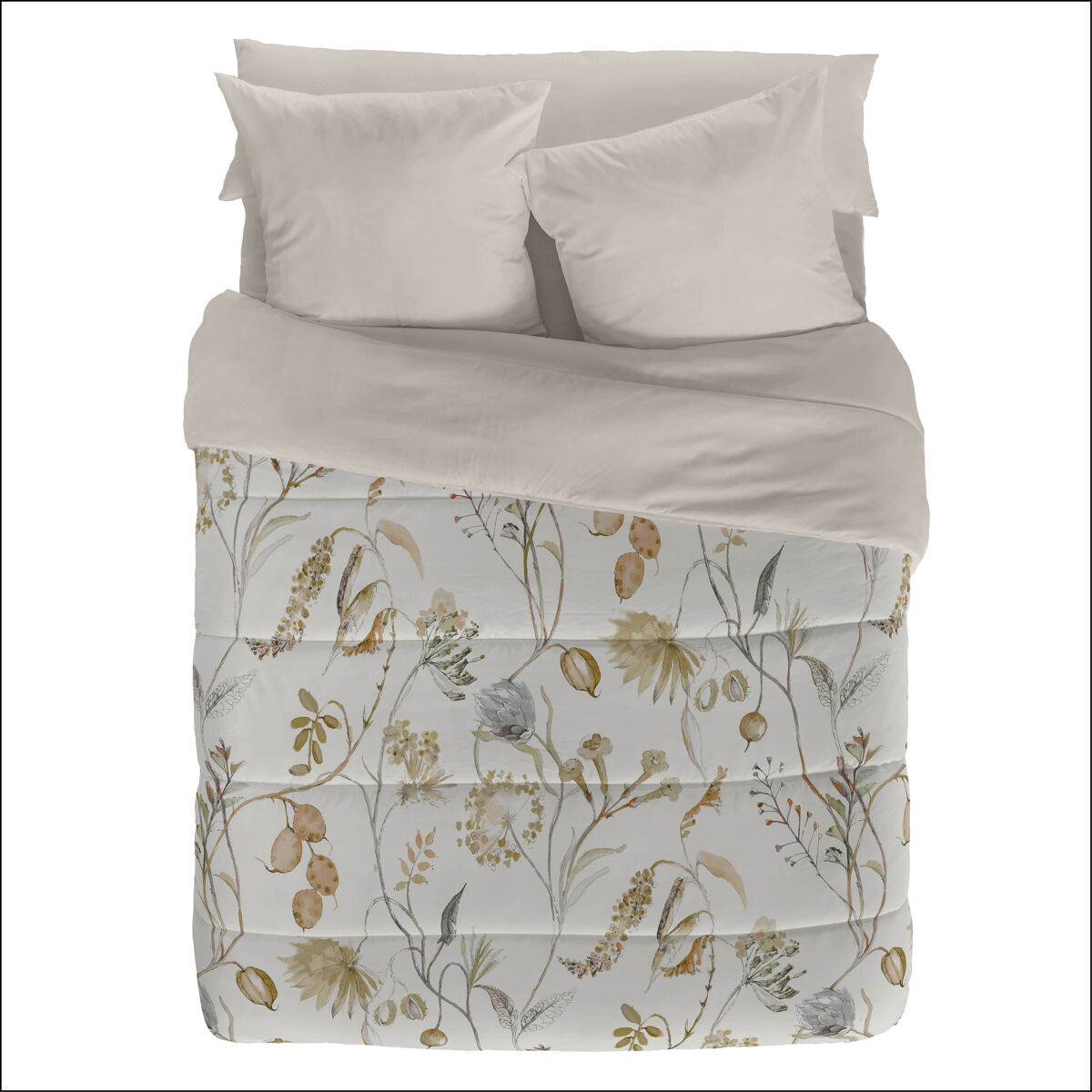 Naturals - edredón estampado cama 135 - microfibra poliéster - 300 gr -fabricado en españa - elea