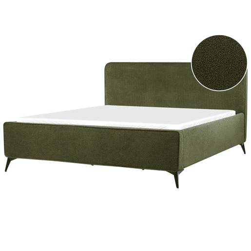 Beliani Cama Bouclé VALOGNES