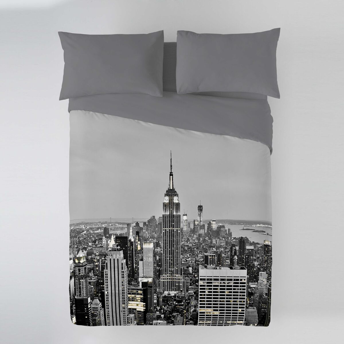 ICEHOME - Funda Nórdica Estampada 2/ 3 Piezas - WALL STREET